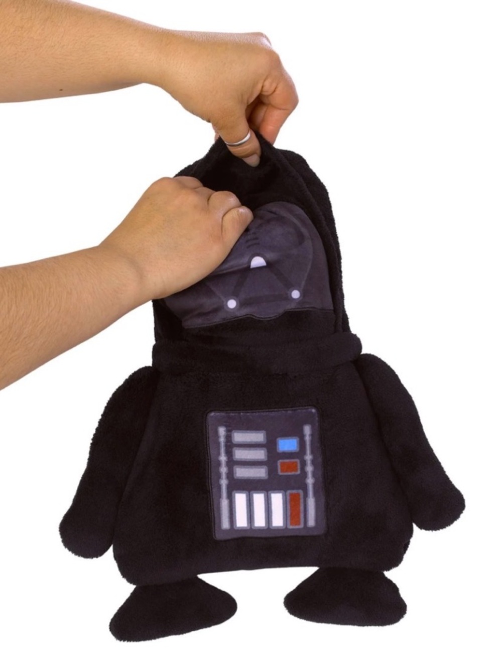NoJo Star Wars Darth Vader Black Super Soft Character Shaped Toddler Blanket
